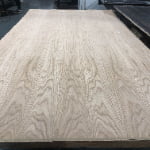 spliced natural red oak