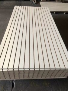 slotted mdf for wall panel