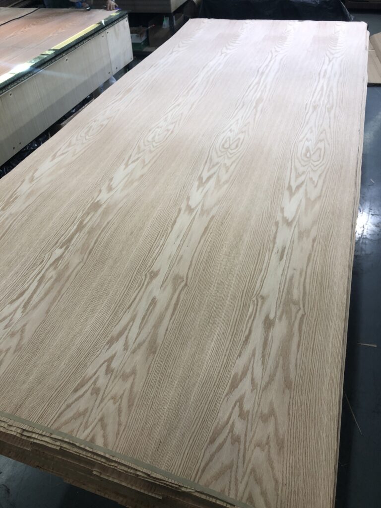 spliced red oak veneer